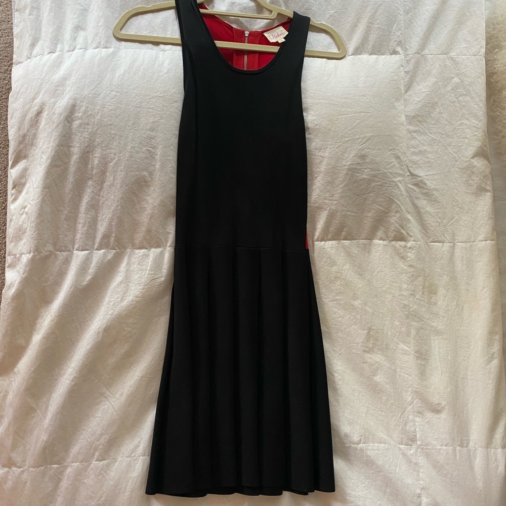 Parker Black Fit & Flare Dress